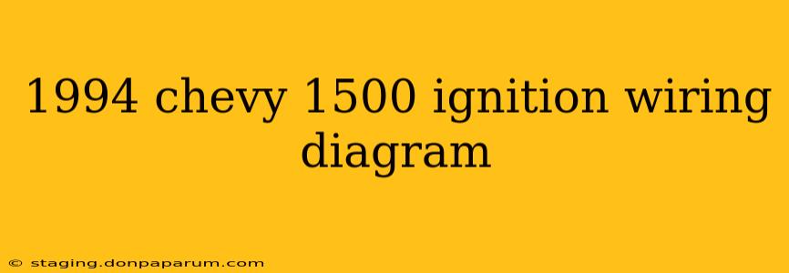 1994 chevy 1500 ignition wiring diagram