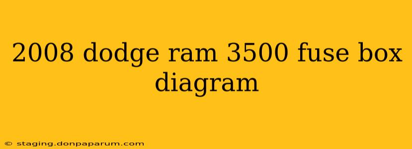 2008 dodge ram 3500 fuse box diagram