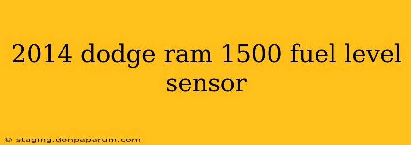 2014 dodge ram 1500 fuel level sensor