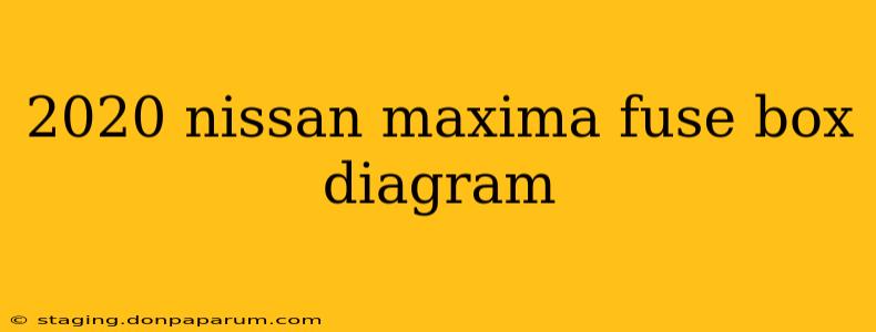 2020 nissan maxima fuse box diagram