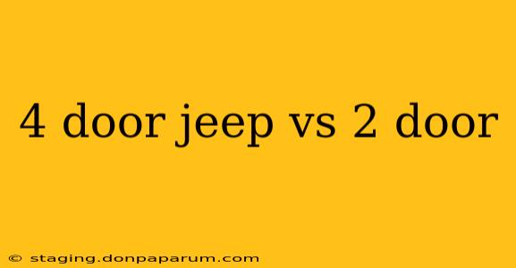 4 door jeep vs 2 door