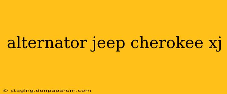 alternator jeep cherokee xj