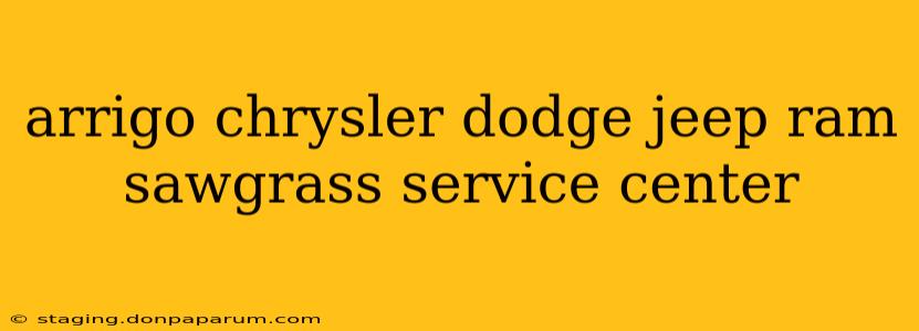 arrigo chrysler dodge jeep ram sawgrass service center