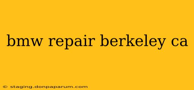 bmw repair berkeley ca