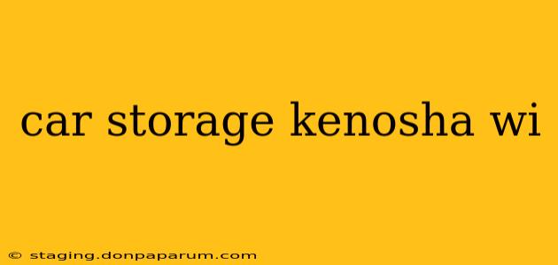 car storage kenosha wi