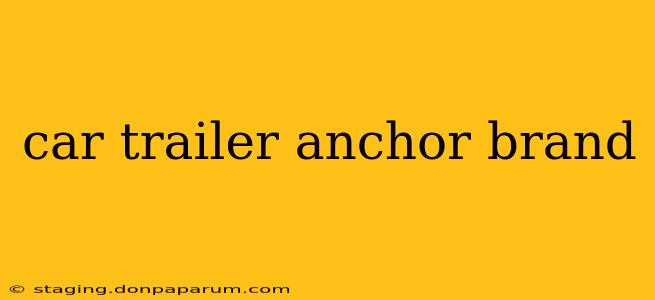 car trailer anchor brand