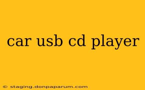 car usb cd player