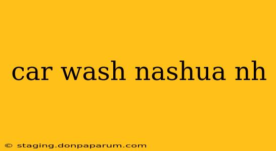 car wash nashua nh