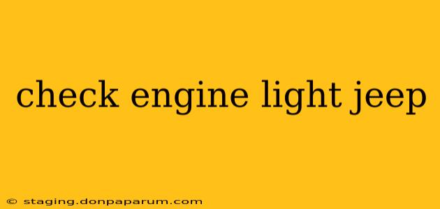 check engine light jeep