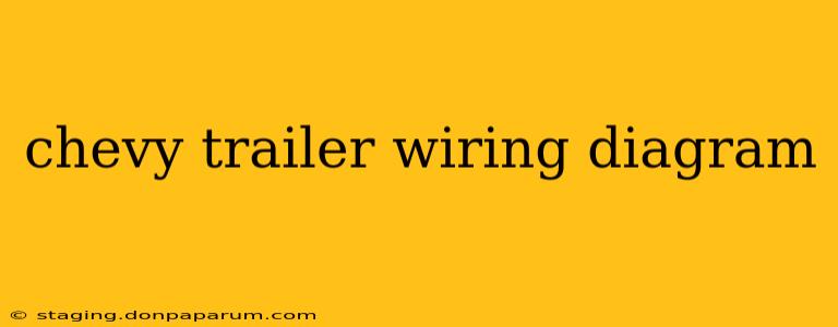 chevy trailer wiring diagram