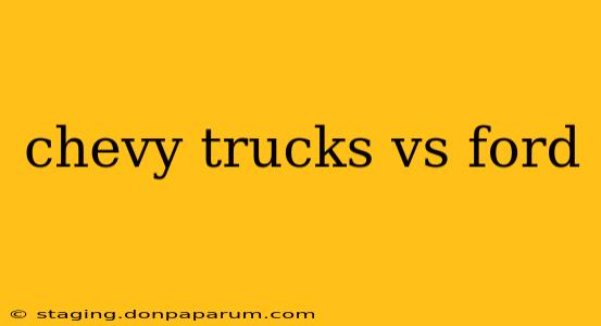 chevy trucks vs ford