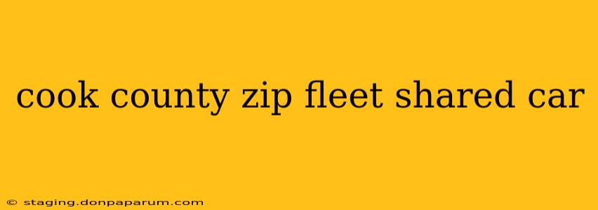 cook county zip fleet shared car