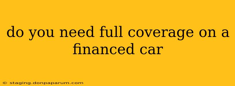 do you need full coverage on a financed car