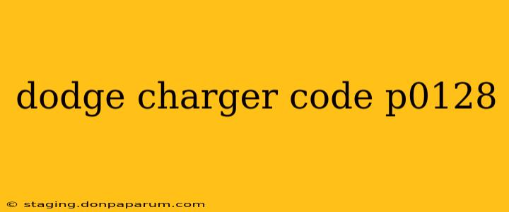 dodge charger code p0128