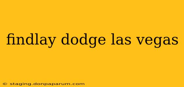 findlay dodge las vegas