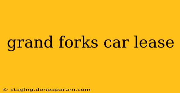 grand forks car lease