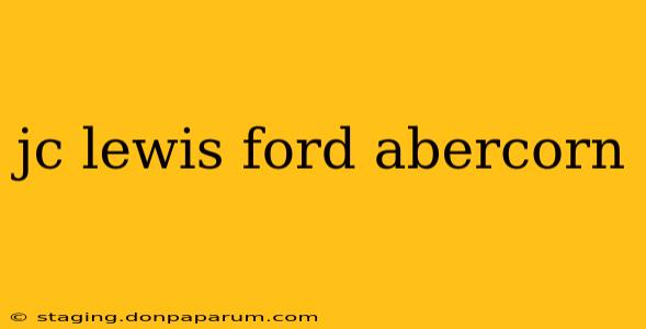 jc lewis ford abercorn