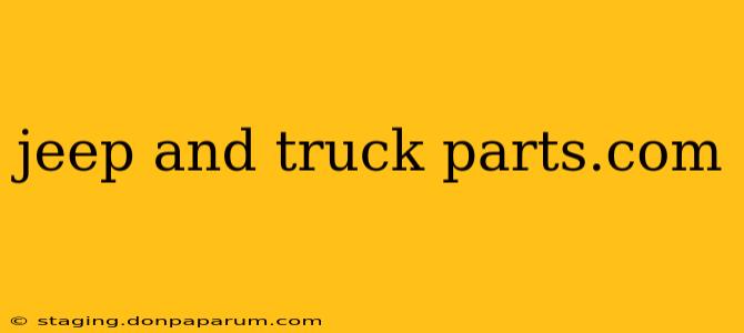 jeep and truck parts.com