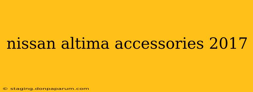 nissan altima accessories 2017