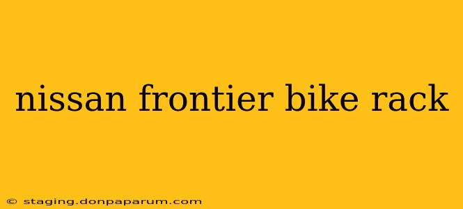 nissan frontier bike rack