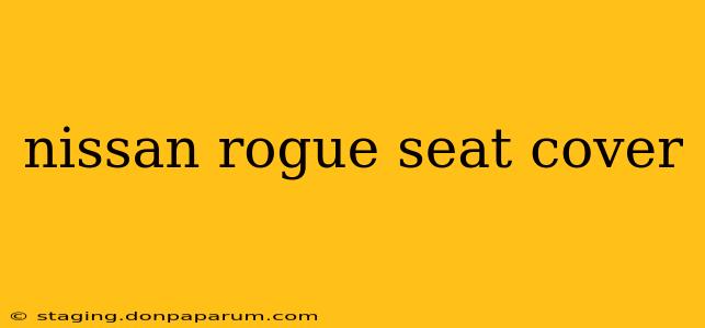 nissan rogue seat cover