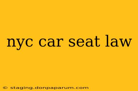 nyc car seat law