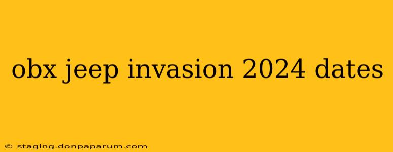 obx jeep invasion 2024 dates