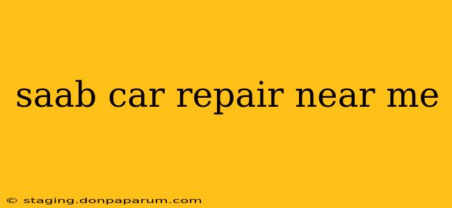 saab car repair near me