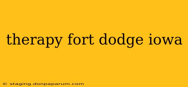 therapy fort dodge iowa