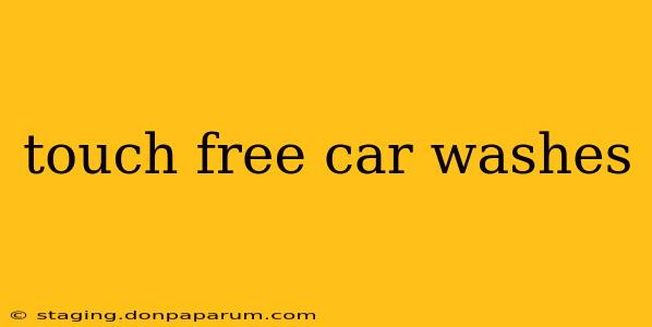 touch free car washes