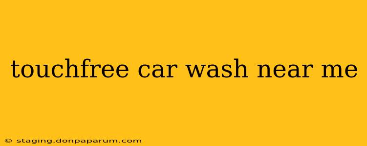 touchfree car wash near me