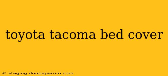 toyota tacoma bed cover